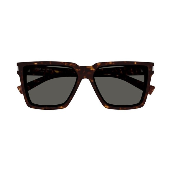 NWT Yves Saint Laurent SL-610-F Havana Grey Square 59mm Sunglasses main image 4